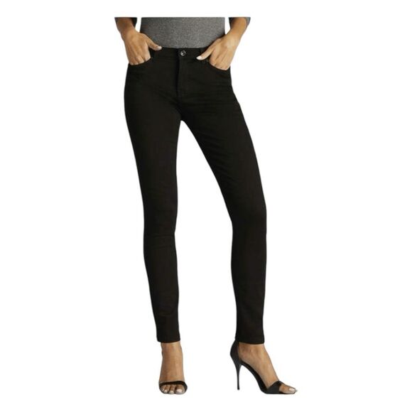 Lee Sculpting Slim Fit Skinny Leg Jean Black Wash Denim Stretch 5-Pocket 12 - Picture 1 of 12